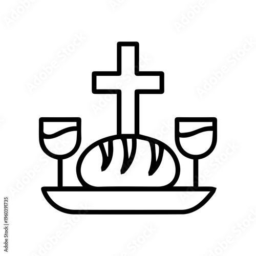 Christian Communion Icon