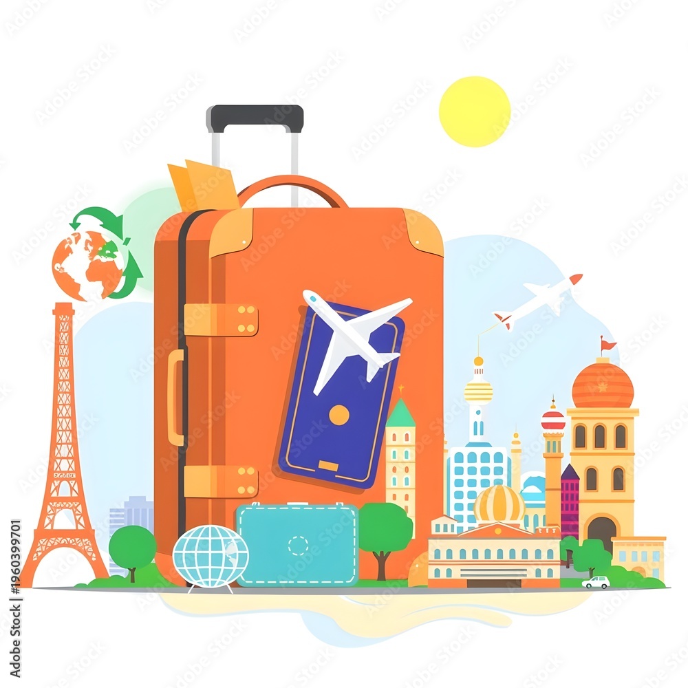Fototapeta premium travel and tourism