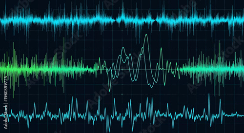 Sound Waveform Visualization: Audio Signal Analysis on Digital Display