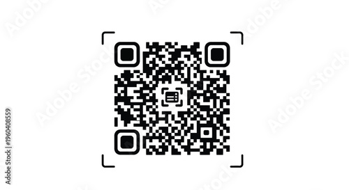 QR Code Information: A concise and captivating representation of a QR code, presenting a modern technological concept. It could lead to a realm of digital information.