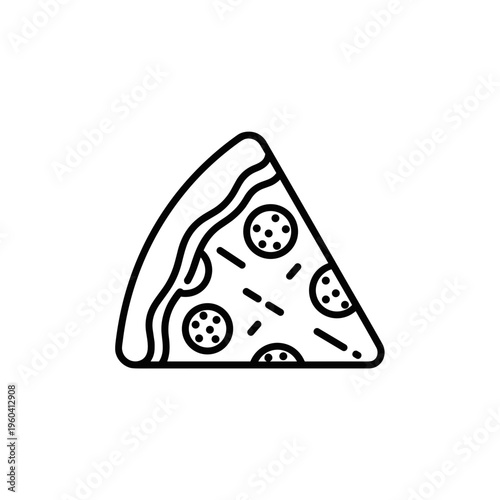 Slice of pizza with cheese toppings.