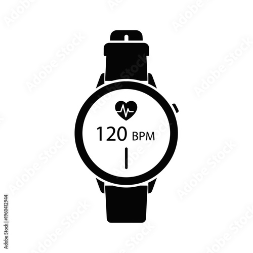 Smartwatch with heart rate monitor 1.