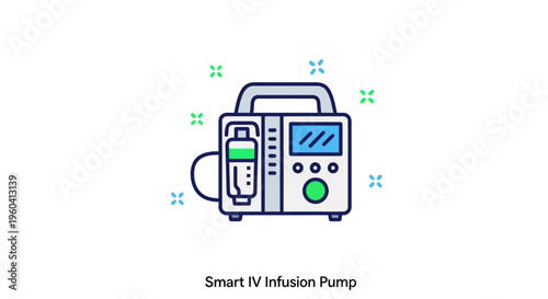 Smart IV Infusion Pump Device Medical.