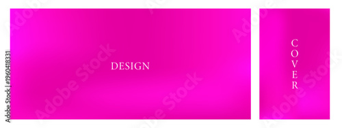 Fuchsia gradient. Vibrant mesh texture in deep magenta for bold concert or movie posters. Vector illustration.