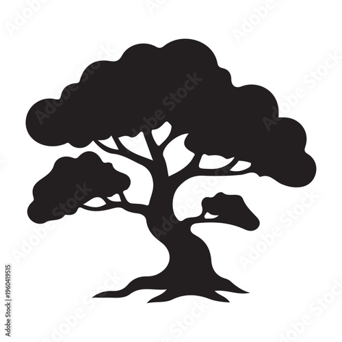 tree silhouette vector