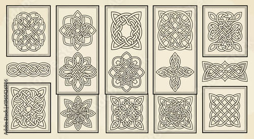 Collection of Celtic Knots and Ornaments: Traditional Irish and Scottish Designs