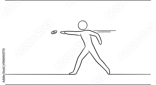 Person throwing a frisbee in a park, dynamic motion blur, outdoor activity