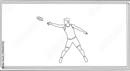 Man throwing a frisbee in a park, active lifestyle, outdoor recreation, sports activity