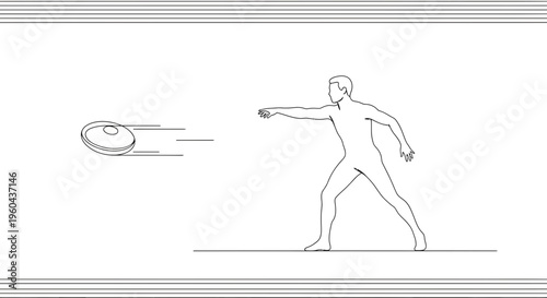 Man throwing a frisbee in a park, dynamic action shot, outdoor recreation, summer fun