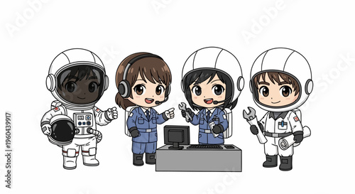 Astronauts and Space Engineers Team.