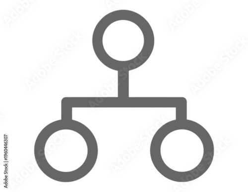 Hierarchical Structure Vector Icon