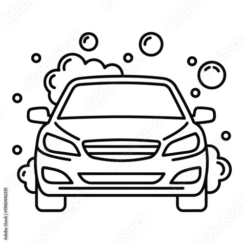 Car Wash Soap Bubbles Automobile.