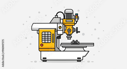 Precision Milling Machine For Industrial Manufacturing And Engineering