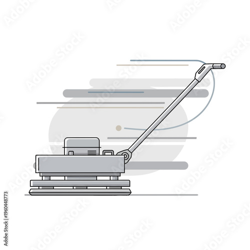 Polishing Machine in Motion For Floor Care and Maintenance Services