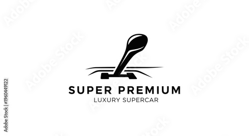 Super Premium Luxury Supercar Gear Shift Knob Logo Icon