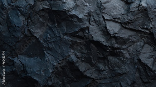 凸凹した黒い石の背景