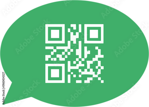 Flat design scan me barcode
