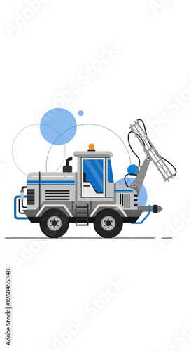 Specialized Agricultural Vehicle for Precision Farming Operations Modern Design