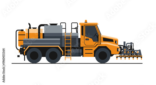 Specialized Asphalt Paving Machine For Road Construction And Maintenance