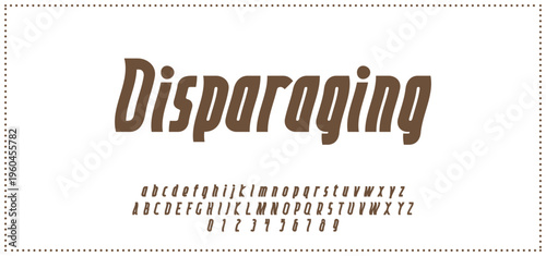 Round, Abstract technology science alphabet font. digital space typography vector illustration design