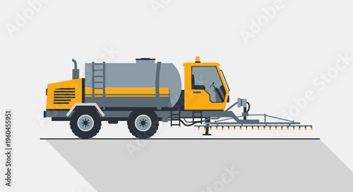 Specialized Spraying Truck For Agricultural And Road Maintenance Work
