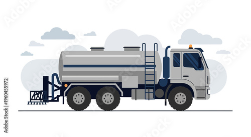 Specialized Tanker Truck For Road Construction Spraying And Maintenance