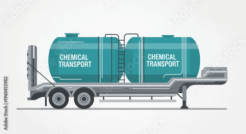 Specialized Tanker Truck for Chemical Haulage Operations And Logistics