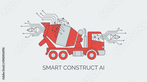 Smart Concrete Mixer Truck With Digital Network Connection