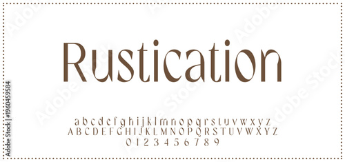 Elegant alphabet letters font and number. Typography luxury classic lettering serif fonts decorative for logo wedding vintage retro concept. vector illustration.