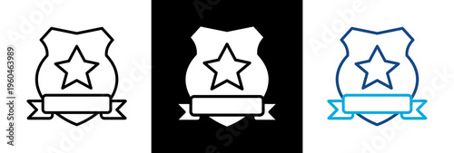 Law Enforcement triple icon