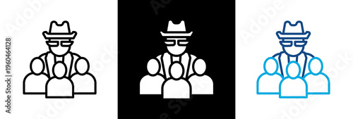 Organized Crime triple icon