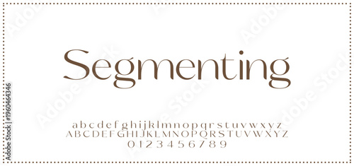 Elegant alphabet letters font and number. Typography luxury classic lettering serif fonts decorative for logo wedding vintage retro concept. vector illustration.