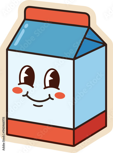 Cute and fungky retro character