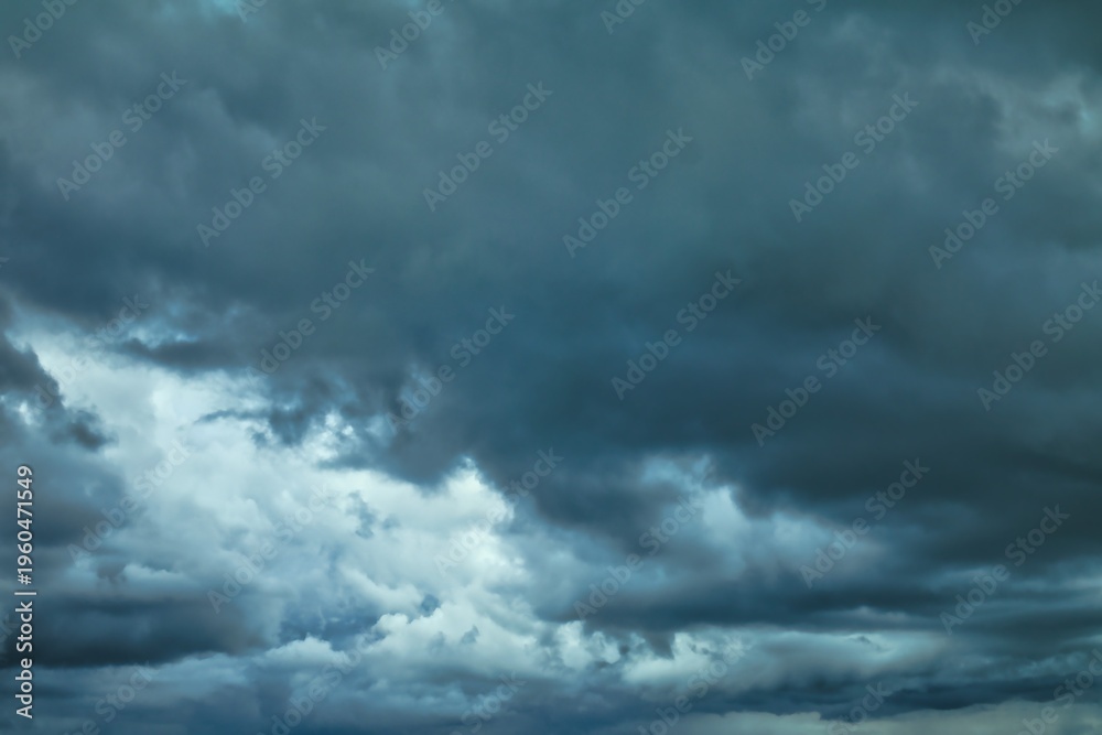 Fototapeta premium New Zealand Wonderful Sky Replacement Grey Dark Storm Clouds