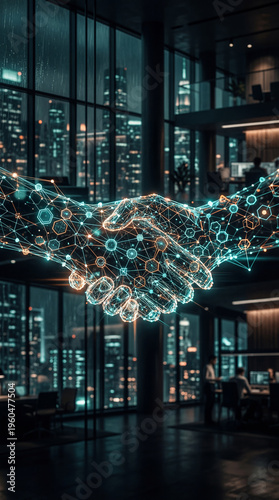 Digital handshake signifies...