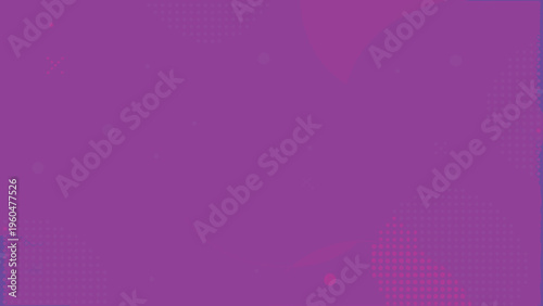 Solid purple background with scattered faint white pixel formations
