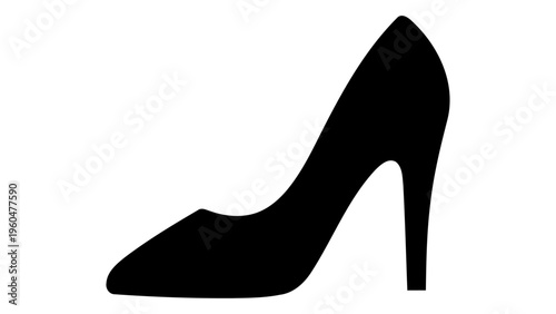 Stiletto heels icon isolated on white background