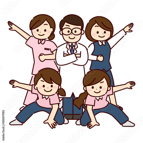 ヒーローポーズの在宅医療チーム