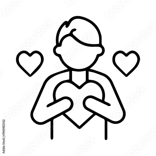 Self-Love and Care Icon