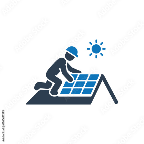 Renewable Solar Energy Icon