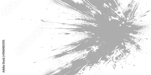 Abstract gray grunge design with expressive brush strokes. A simple, yet dynamic design perfect for adding visual interest to various creative projects.