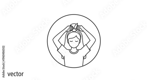 Woman Tying Hair with Scarf: Step-by-Step Guide, Fashion Accessory, Beauty Icon