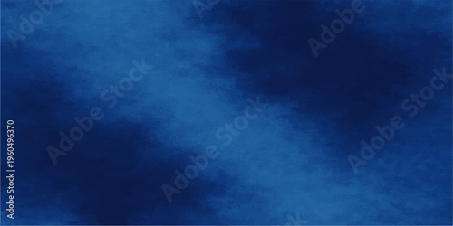 Blue grunge sky with clouds smoke and lightning