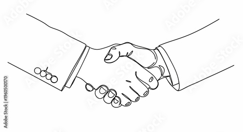 Business handshake, partnership agreement, successful deal, teamwork, collaboration, trust
