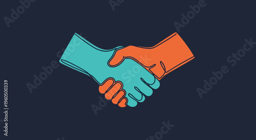 Diverse hands shaking in agreement, partnership, teamwork, business deal, collaboration concept