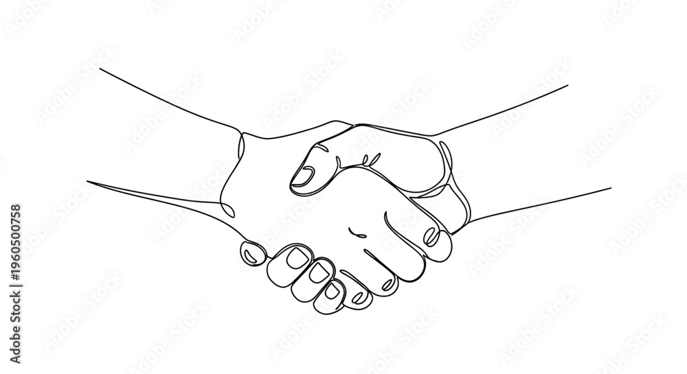 Fototapeta premium Handshake, Partnership, Agreement, Trust, Business Deal, Unity, Collaboration, Success