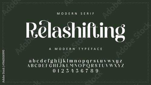 Luxury alphabet letters font and number. Typography elegant wedding classic lettering serif fonts decorative vintage retro concept. vector illustration