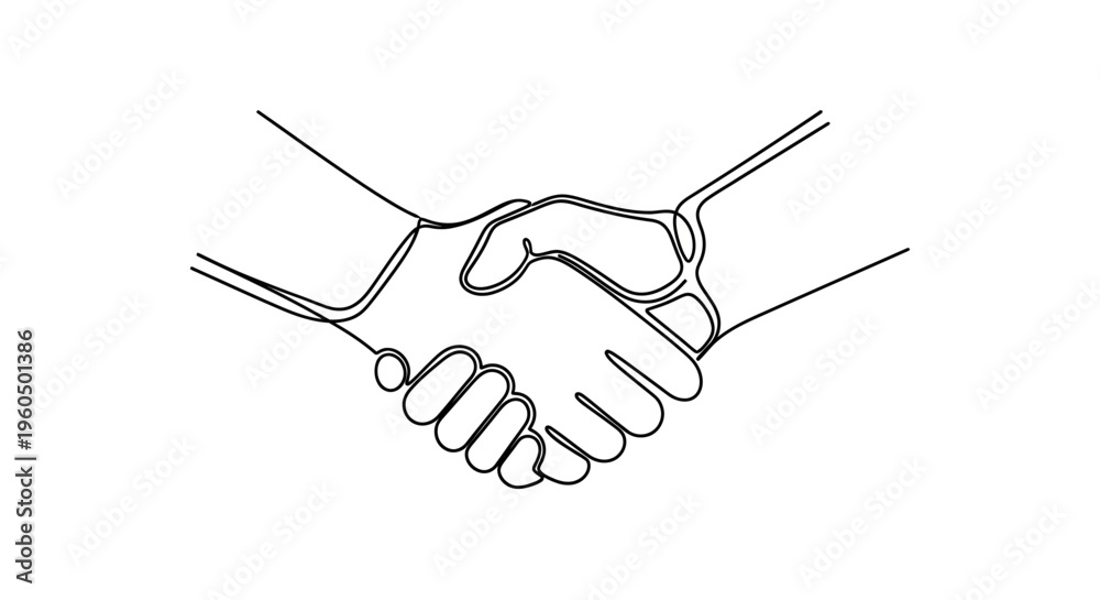 Fototapeta premium Handshake, Partnership, Agreement, Trust, Business Deal, Unity, Collaboration, Success