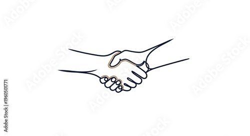 Handshake agreement, partnership, business deal, trust, cooperation, handshake icon