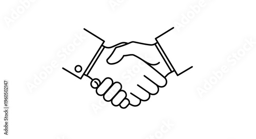 Handshake Agreement Business Partnership Deal Success Collaboration Teamwork Concept